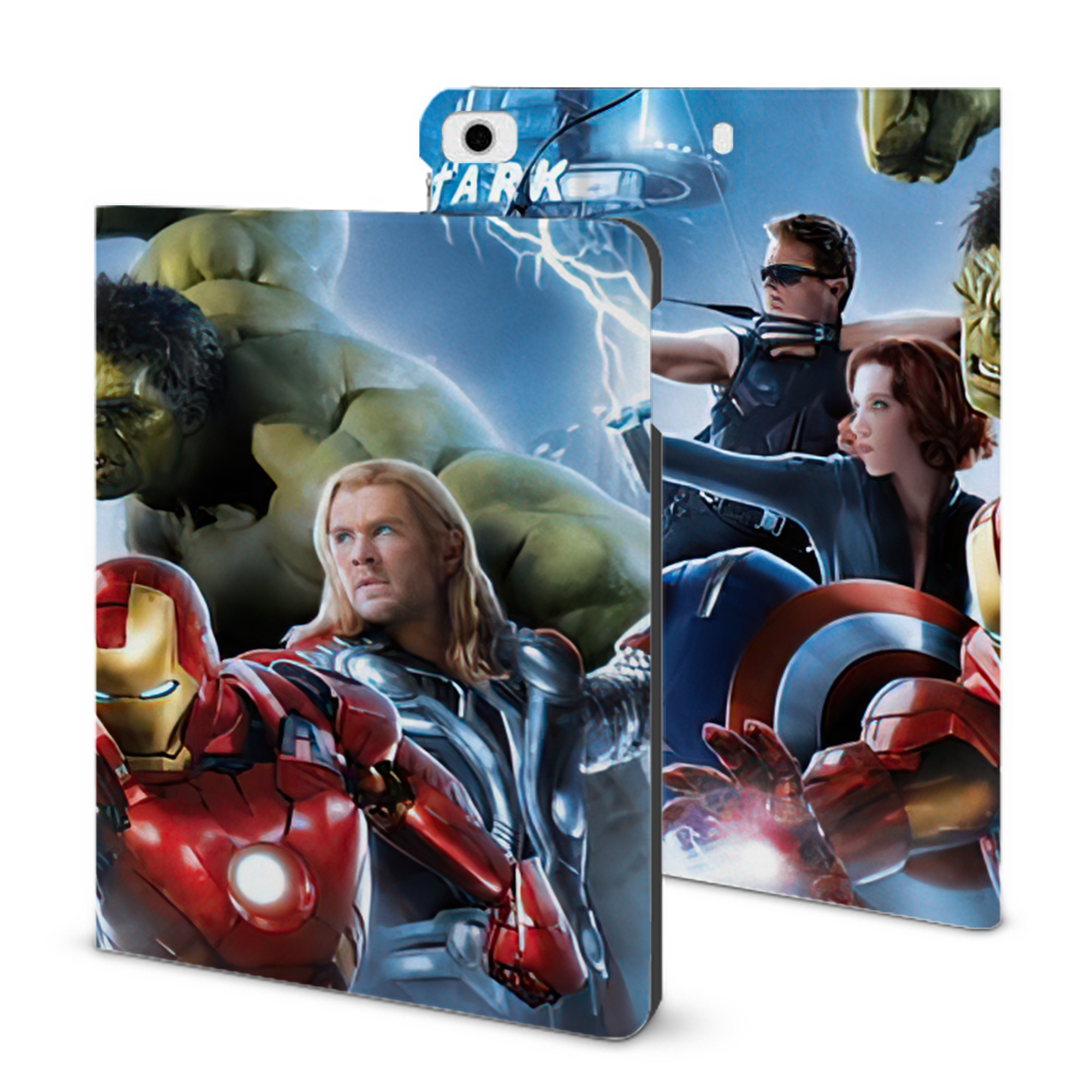 （画像用） アベンジャーズ The Avengers IPad ケース ブック型 PUレザー TPU 耐衝撃 軽量 薄型 ペン収納なし 全面保護 IPad 各モデル対応